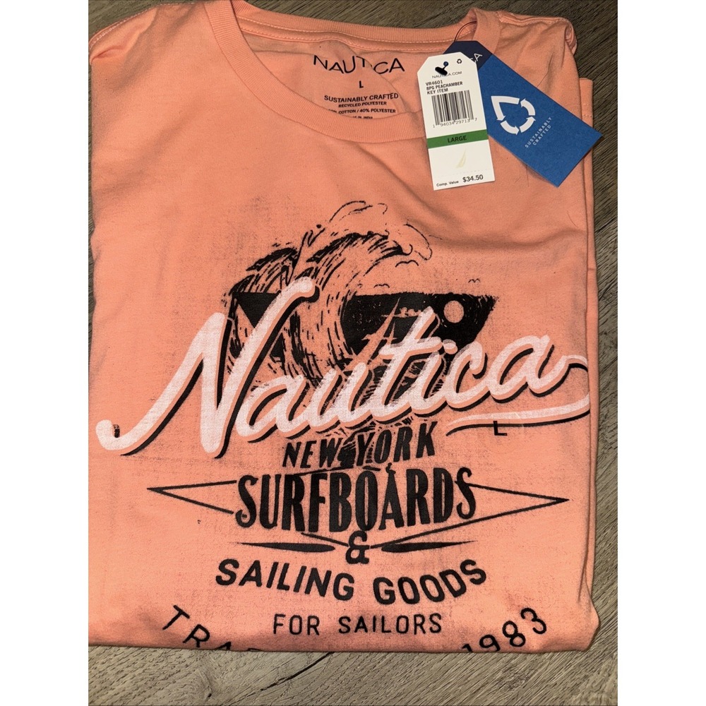 Nautica Mens Surfboards‎ Graphic T-Shirt